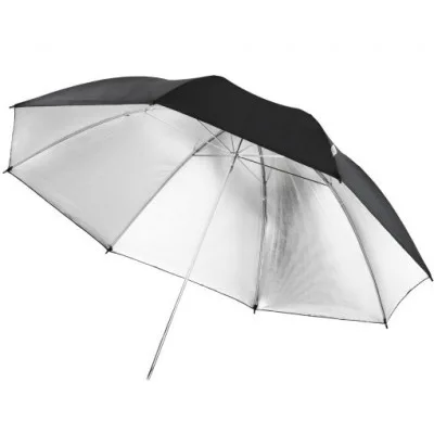 Ombrello UB-002 – Nero/Argento 84cm