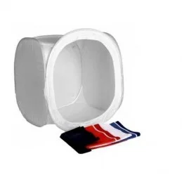 Mini foto studio 50x50x50 con 4 sfondi
