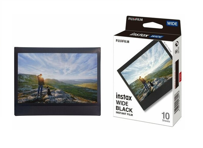 Instax WIDE Film BLACK FRAME 10 Scatti