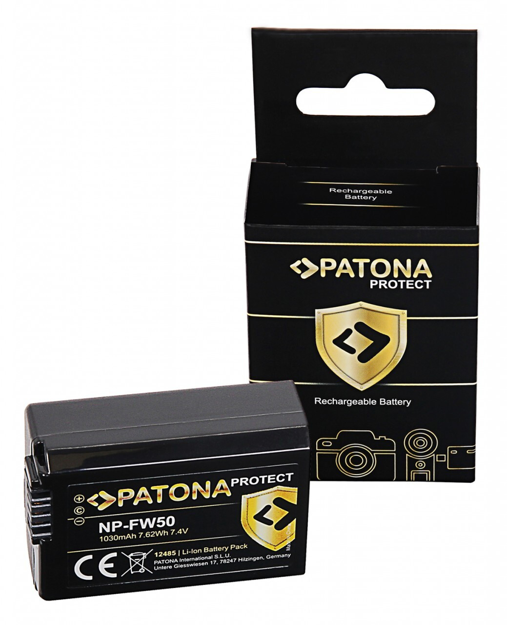 PROTECT BATTERY NP-FW50 (Sony NEX-3, NEX-5, NEX-6, NEX-7, A5000, A6000, A6300, A6500)