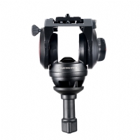 Testa video con semisfera da 60mm, 1 leva fissa (BASE A CULLA) — immagine 3
