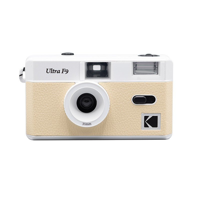 Camera analogica Ultra F9 Light Beige con flash integrato