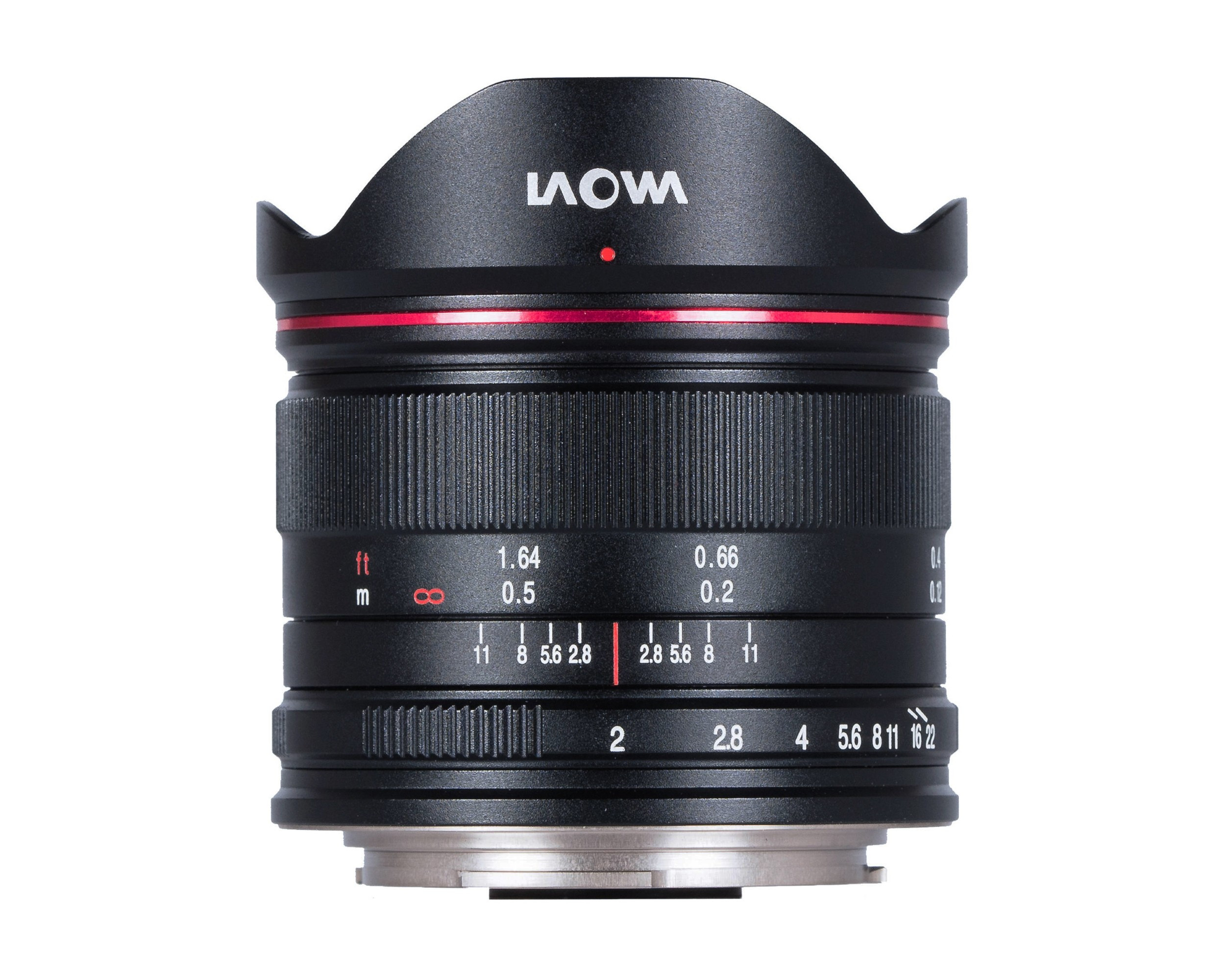 Venus Optics 7.5mm f/2 per MicroQuattroTerzi nero – leggero