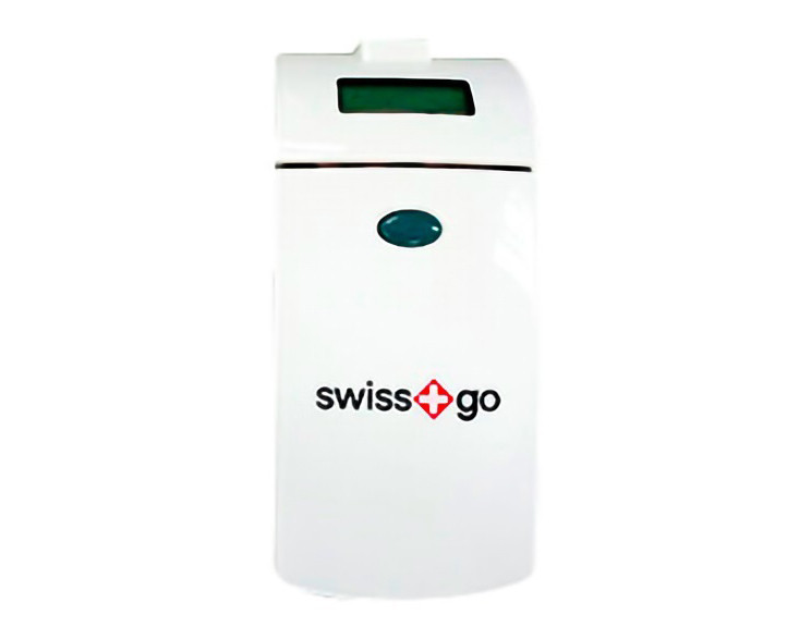 Caricabatterie universale D-749U con LCD - Bianco