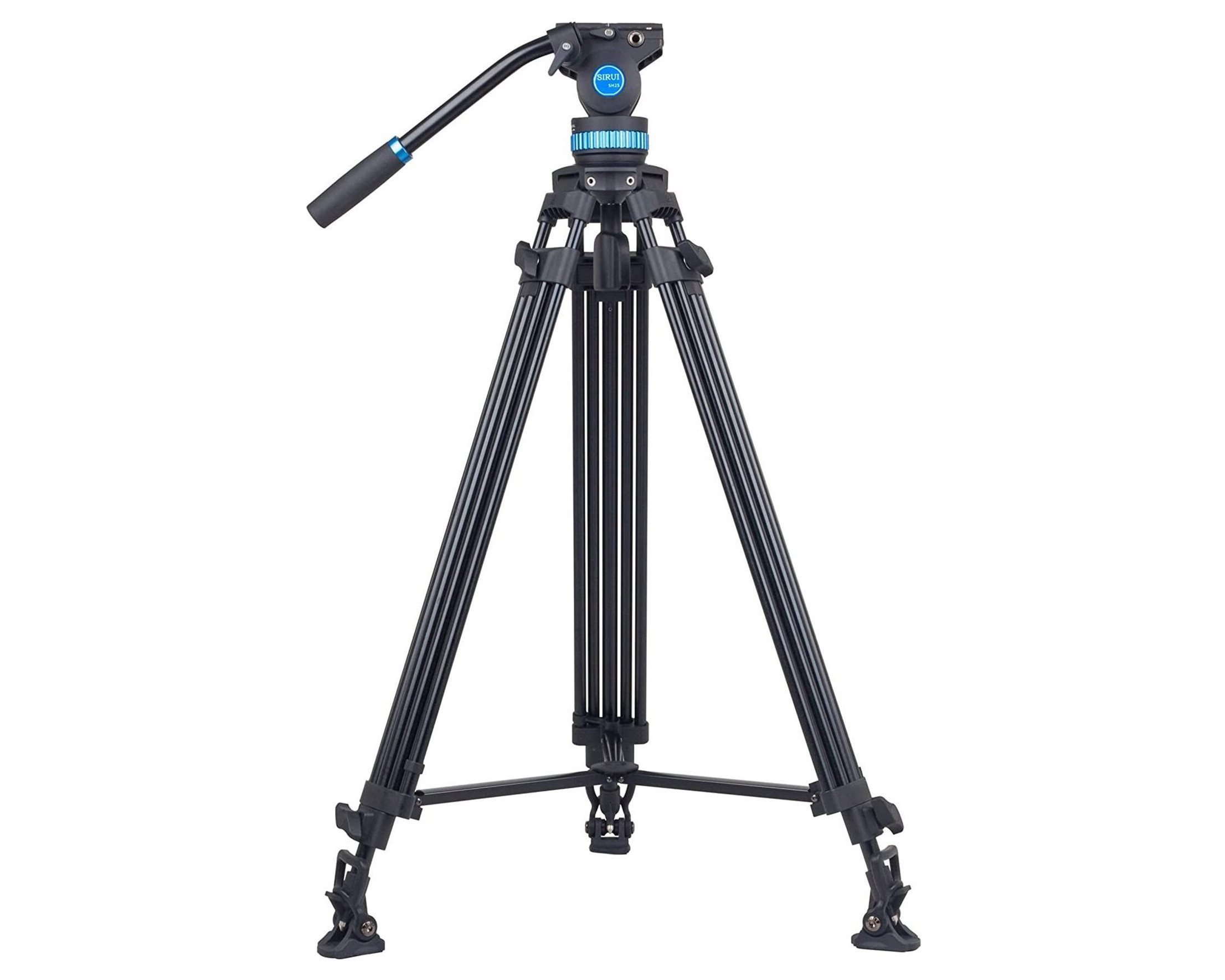 Treppiede video/broadcast SH25 in alluminio con testa fluida