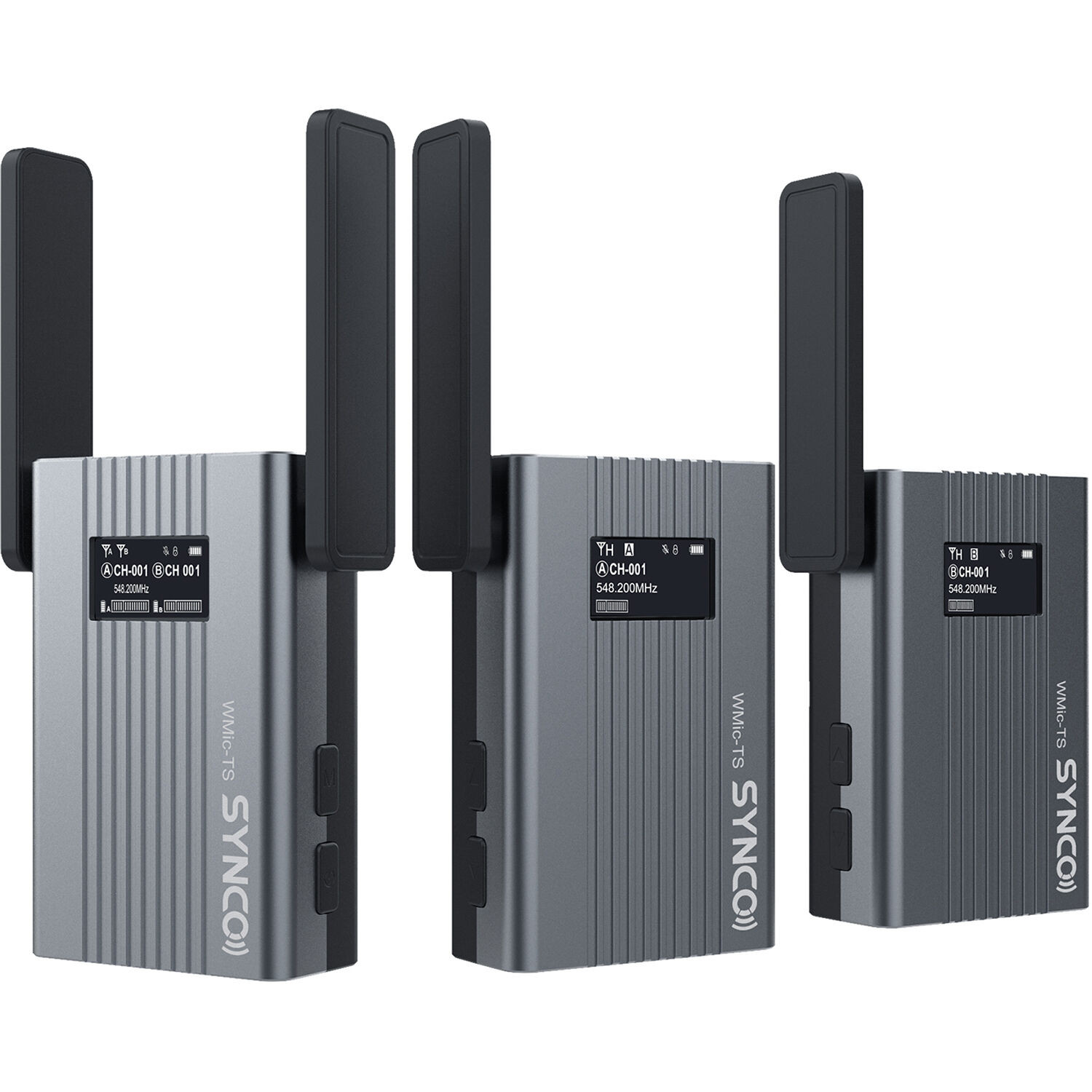 Microfono Wireless WMic-TS 150mt 2 TRASMETTITORI + 1 RICEVITORE