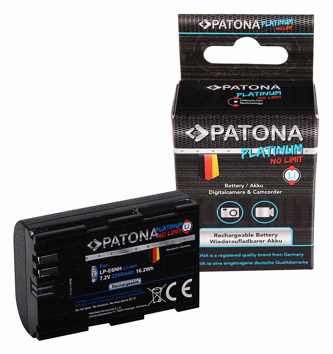 PLATINUM BATTERY Canon LP-E6NH (EOS R5, R6, R6 II)