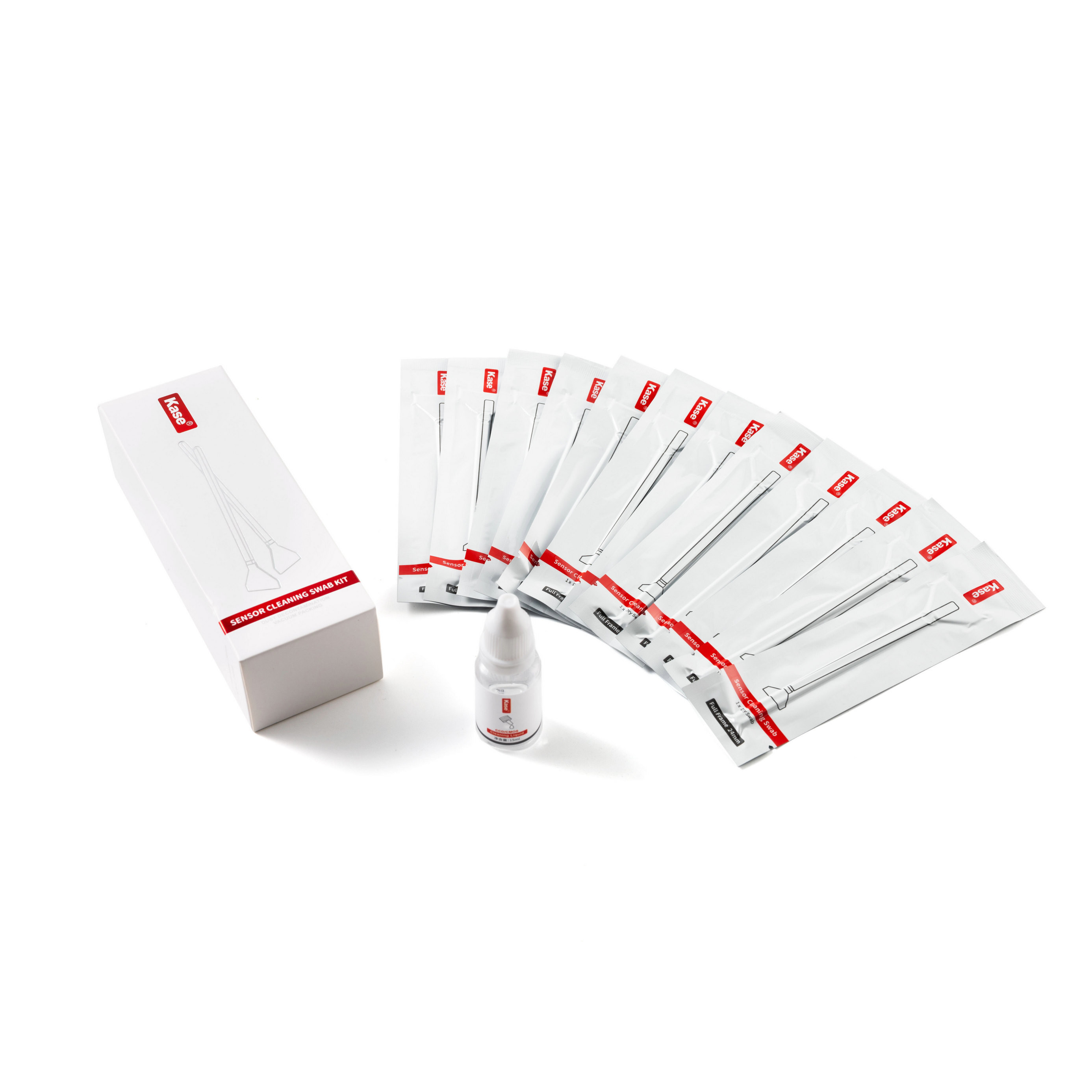 Kit 12 swab per pulizia sensore Full Frame + liquido 15 ml