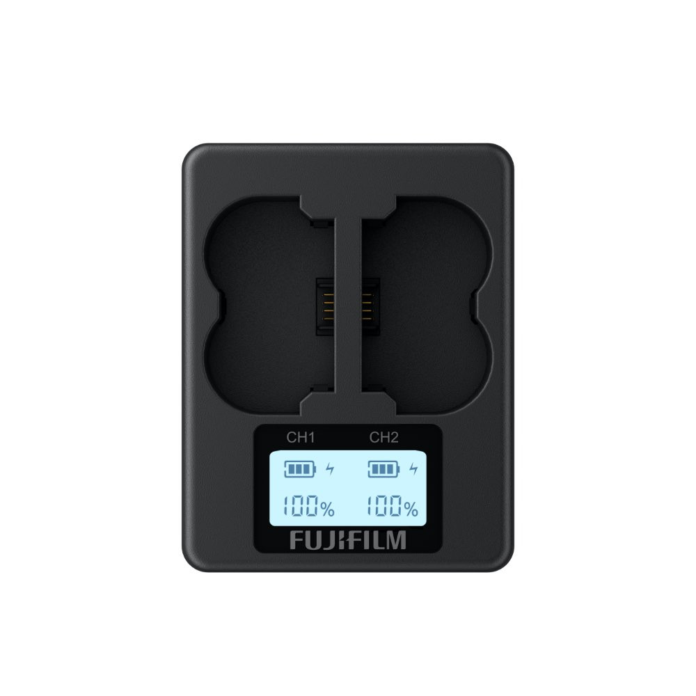 BC-W235 Doppio Caricabatteria X-T5 / X-T4 / GFX50S II / X-H2S / X-H2 / GFX100S II / GFX100RF