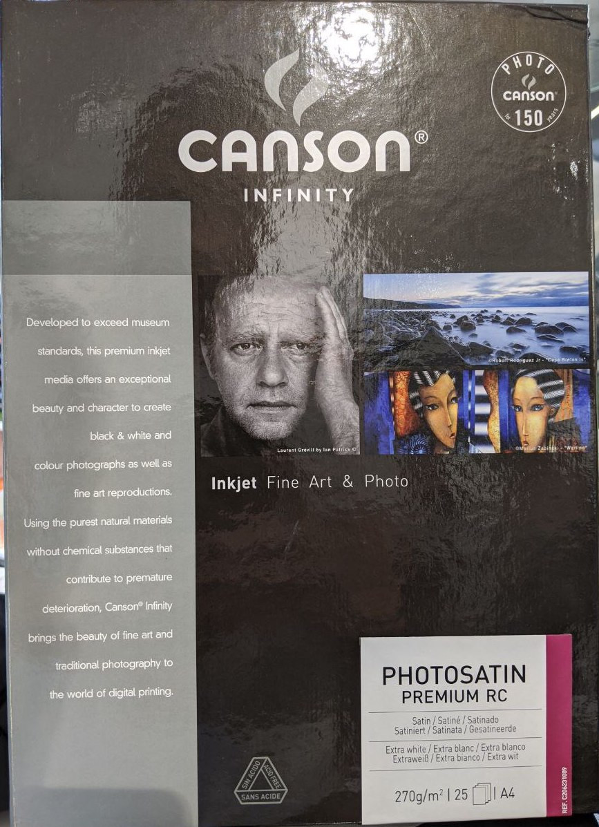 Infinity PhotoSatin Premium RC gr270 A4 25 fogli