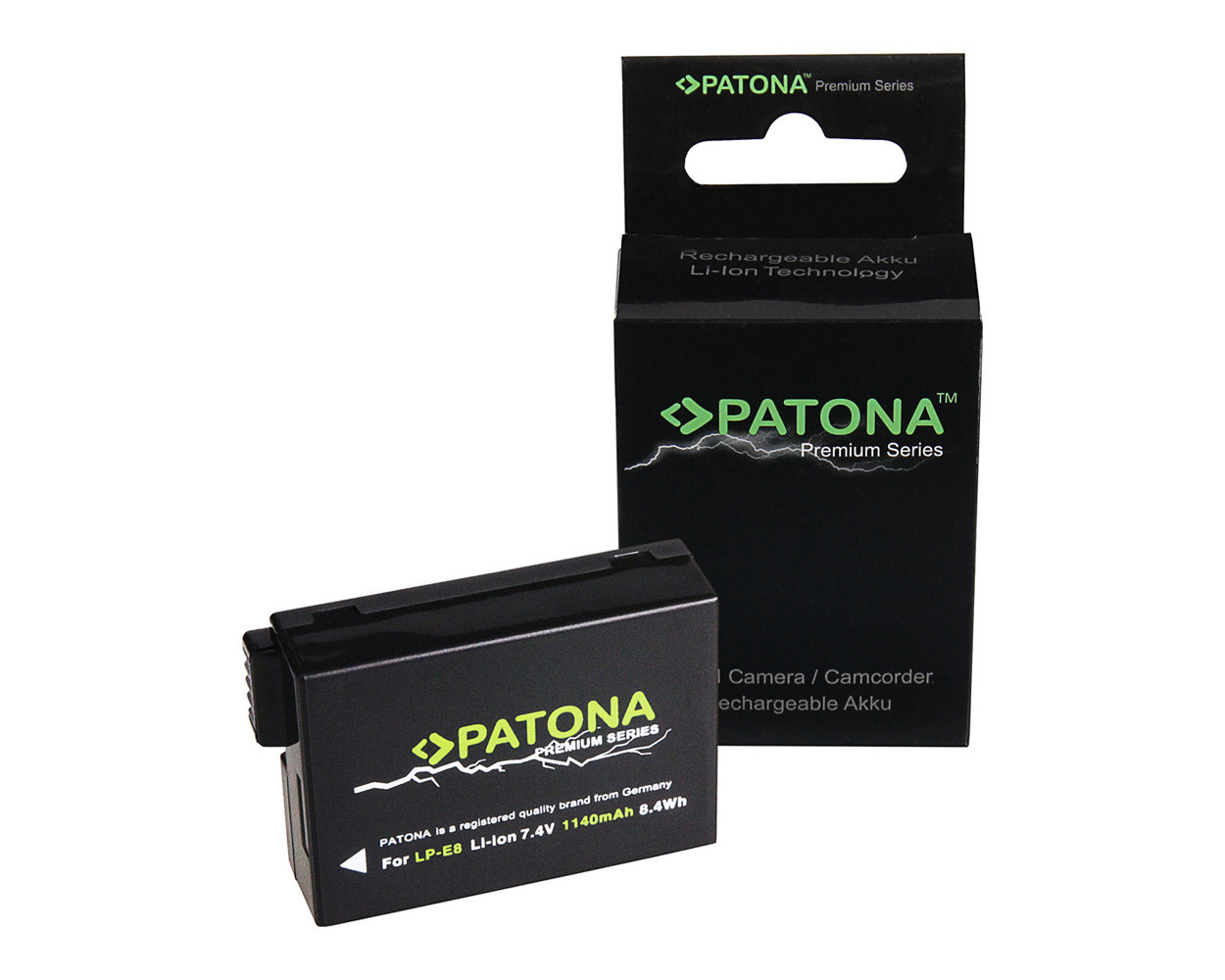 Batteria Premium Canon LP-E8 (EOS 550D, 600D, 650D, 700D)