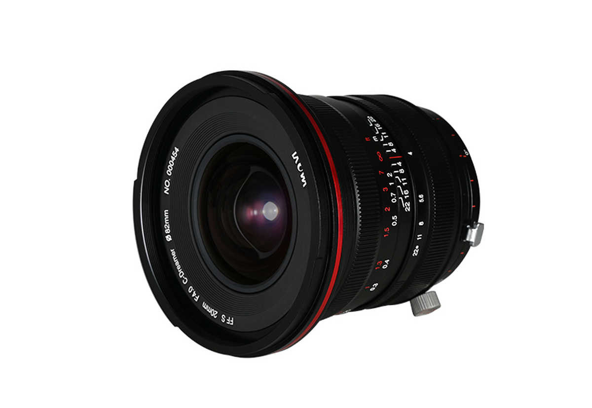 Venus Optics 20mm f/4 Zero-D shift per Canon E