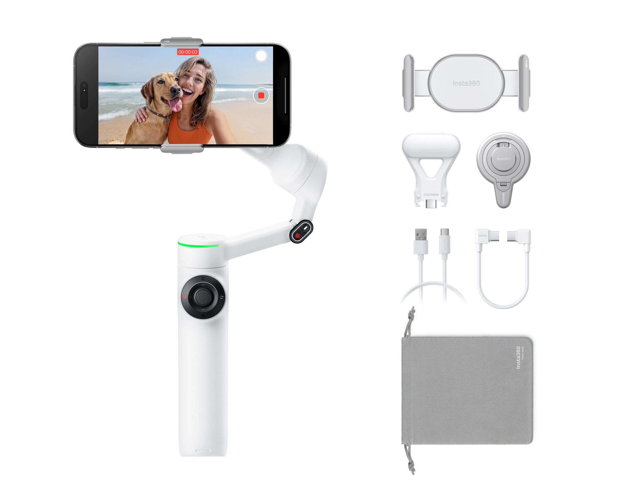 Flow 2 Pro Creator Kit - Bianco