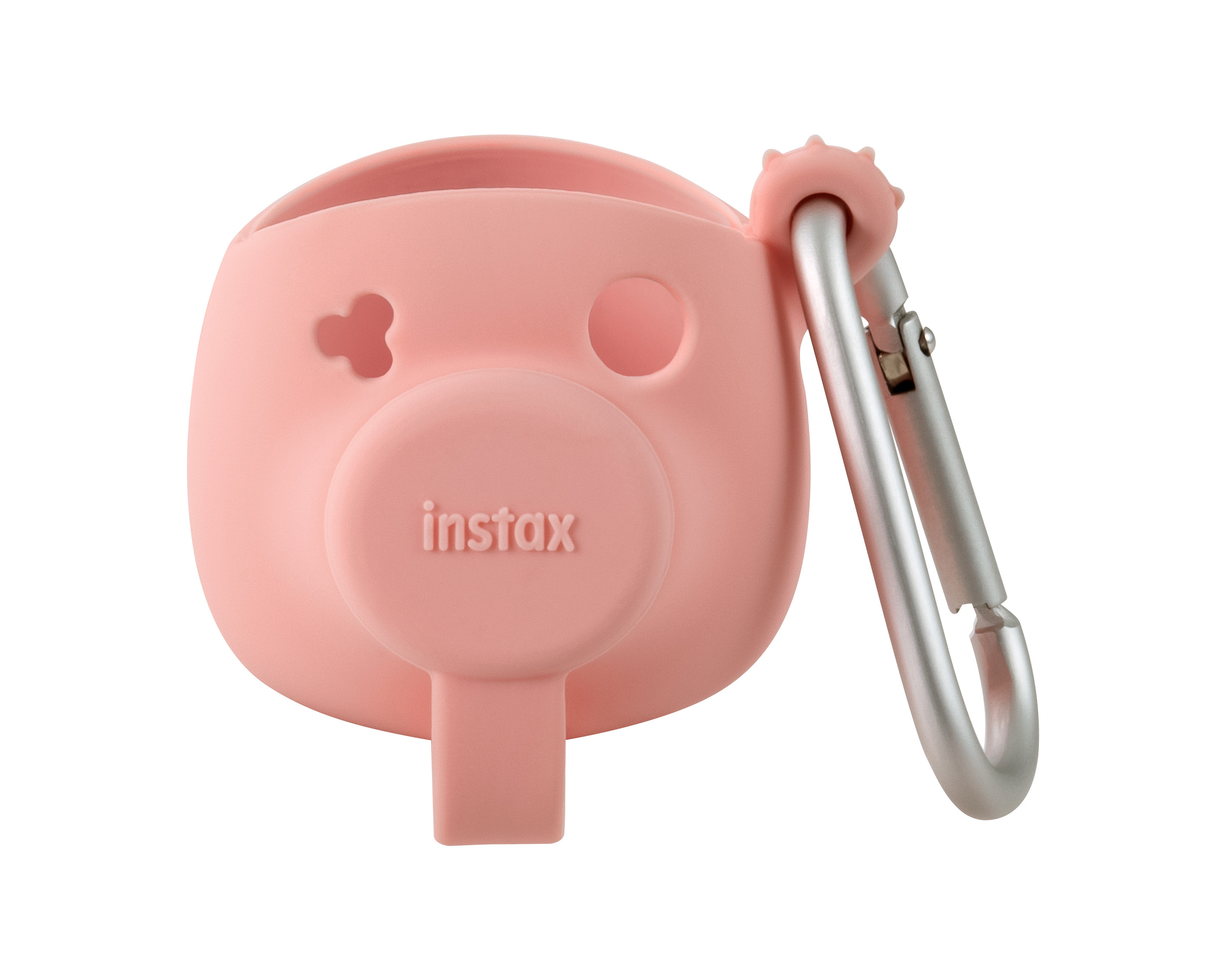 Custodia in silicone rosa per instax Pal