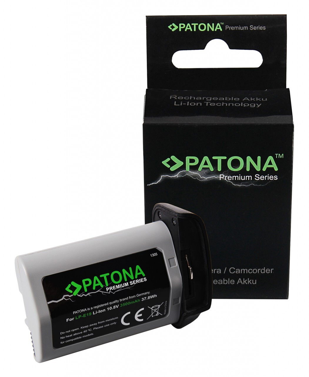 Batteria Premium LP-E19 per Canon EOS 1Ds Mark III, EOS 1D Mark III, EOS 1D Mark IV, EOS 1D X