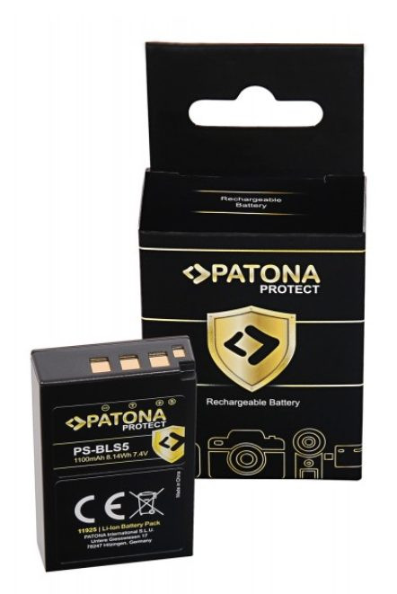 PROTECT Batteria Olympus BLS-5 (E-P3, E-PL2, E-PL3, E-PM1)