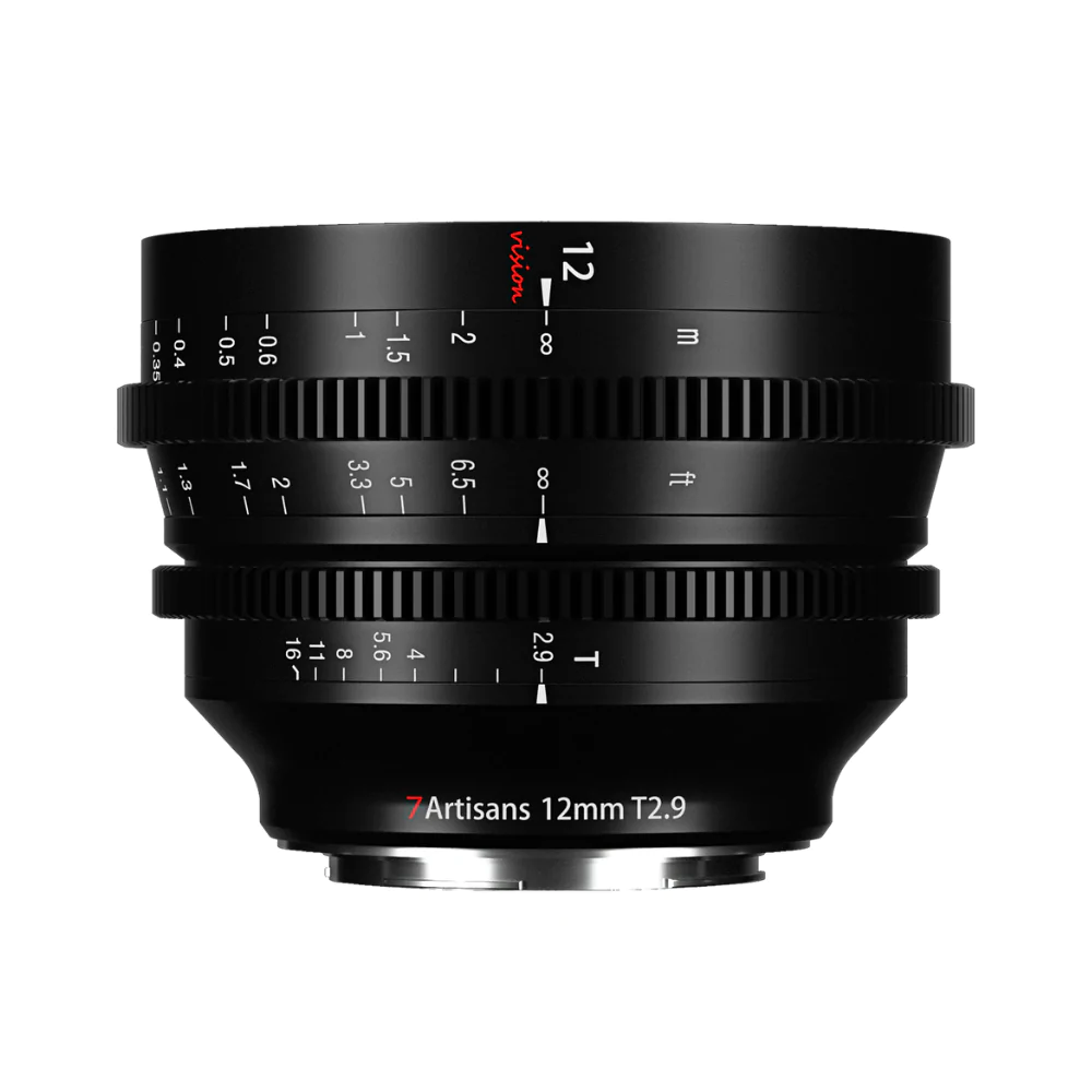 12mm T2.9 CINEMA VISION Micro Quattro Terzi