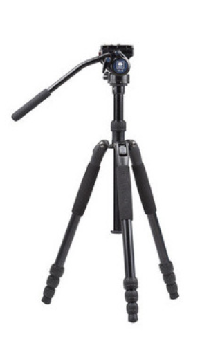 TREPPIEDE ALLUMINIO T-004SK + TESTA FLUIDA VIDEO VA-5
