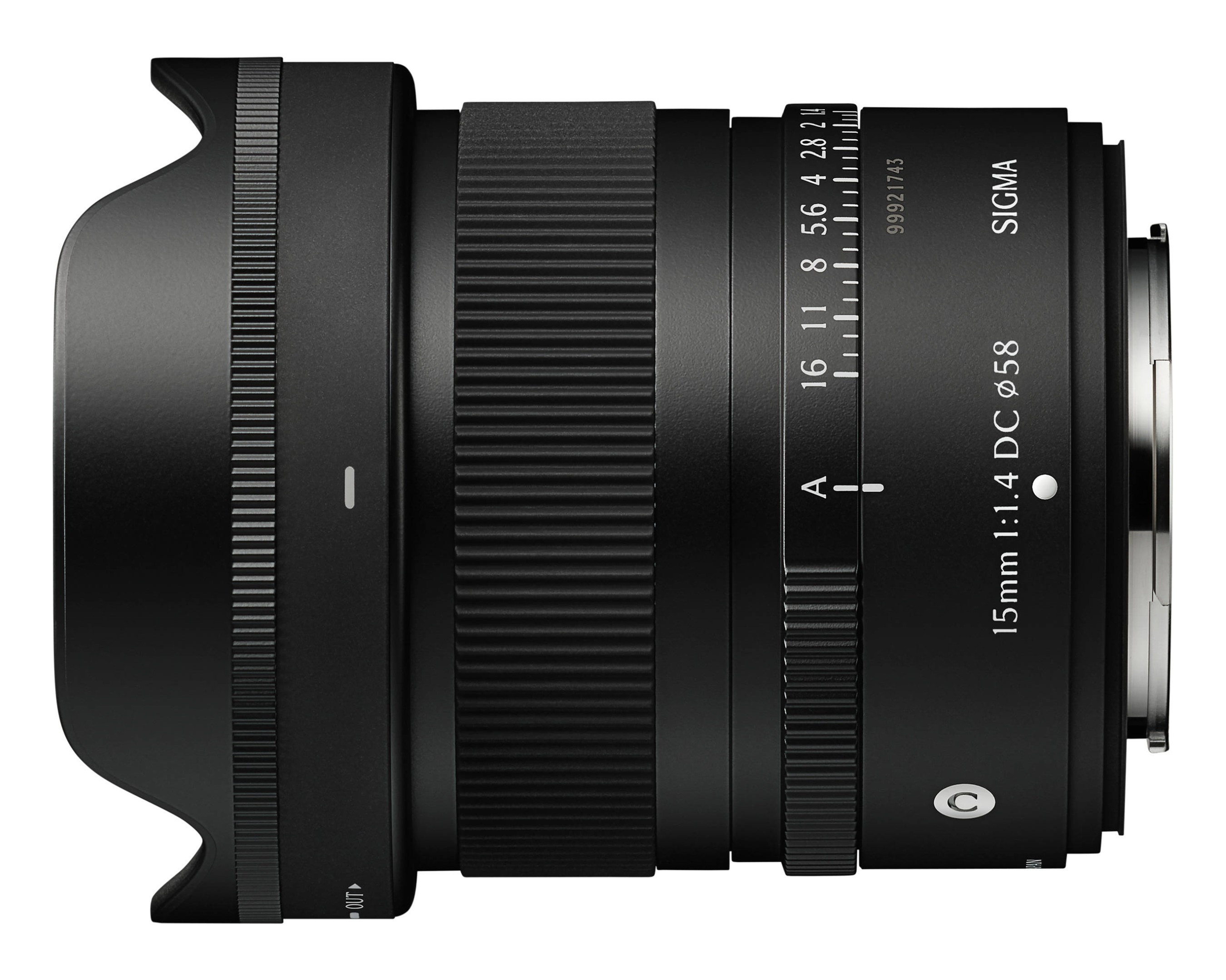 15mm F/1.4 DC Contemporary - FUJI X mount