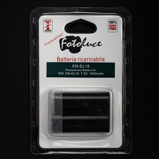 Batteria litio NIKON EN-EL 15 1600mAh