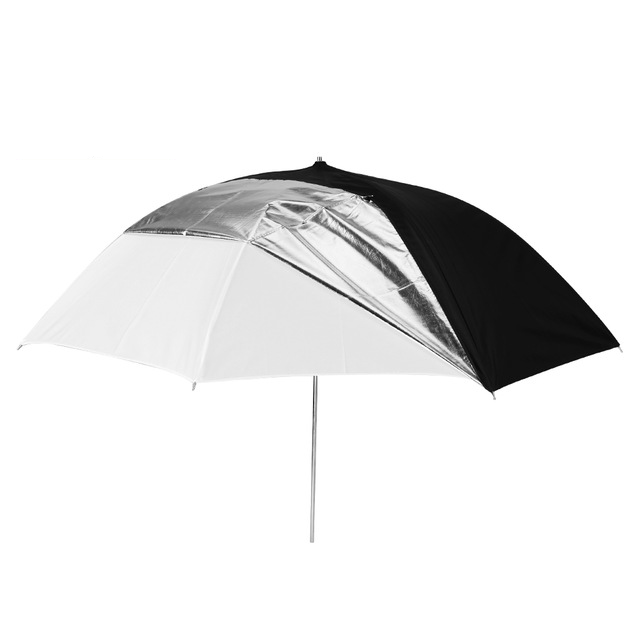 Ombrello UB-006 – Bianco/Argento/Nero 101cm