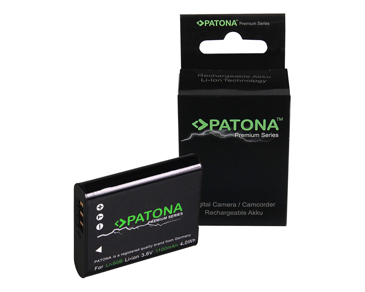 Batteria Premium LI-90B / LI-92B (Tough TG-1/TG-6 / TG-7 / Ricoh GRIII)