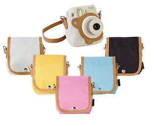 BORSA PER INSTAX MINI 8-MINI 9 FRAGOLA — immagine 2