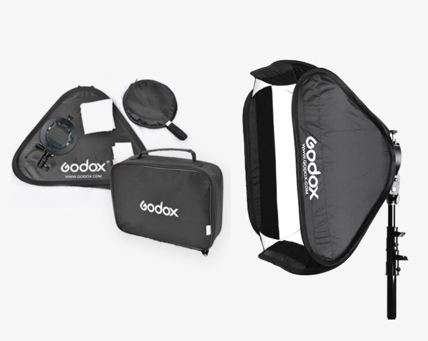 Kit Softbox 60cm con S2 Speedlite bracket (Bowens) e borsa