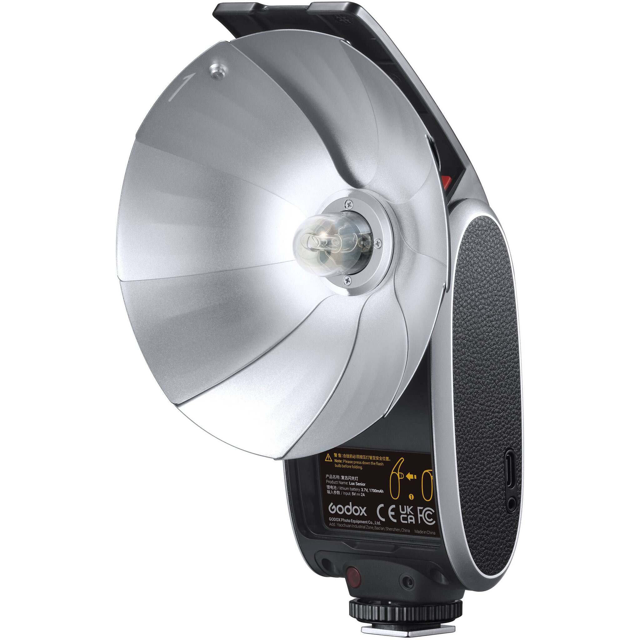 Retro camera flash lux senior