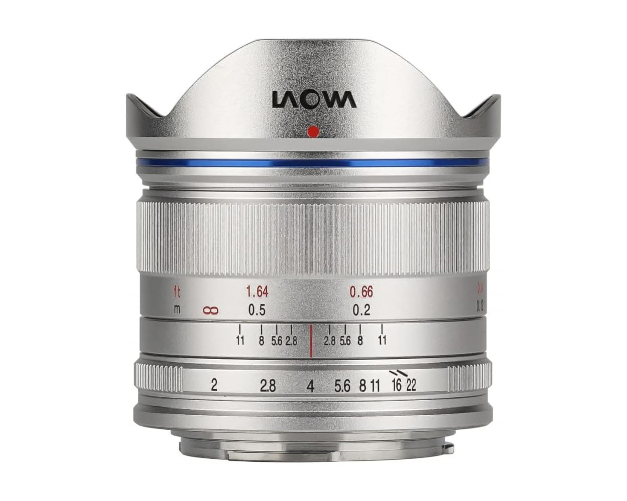 Venus Optics 7.5mm f/2 per MicroQuattroTerzi argento