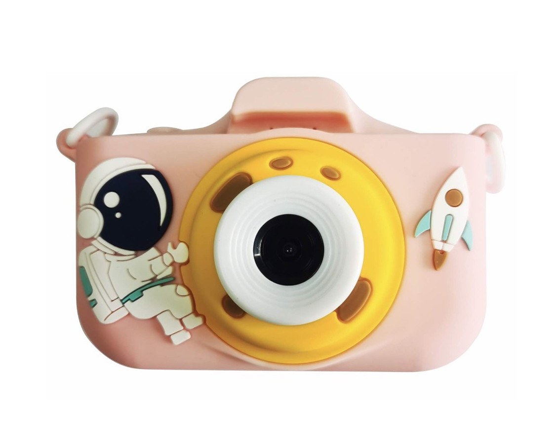 BLS-X200 Fotocamera per bambini rosa + cover Astronauta