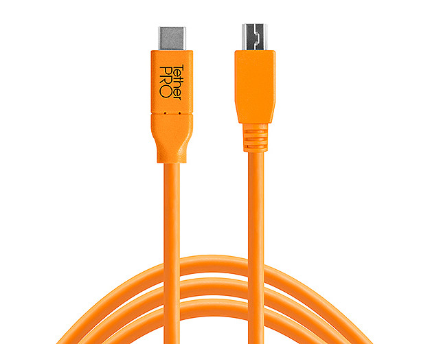 Cavo da USB-C a 2.0 Mini-B 5-Pin 4.6m - Arancione