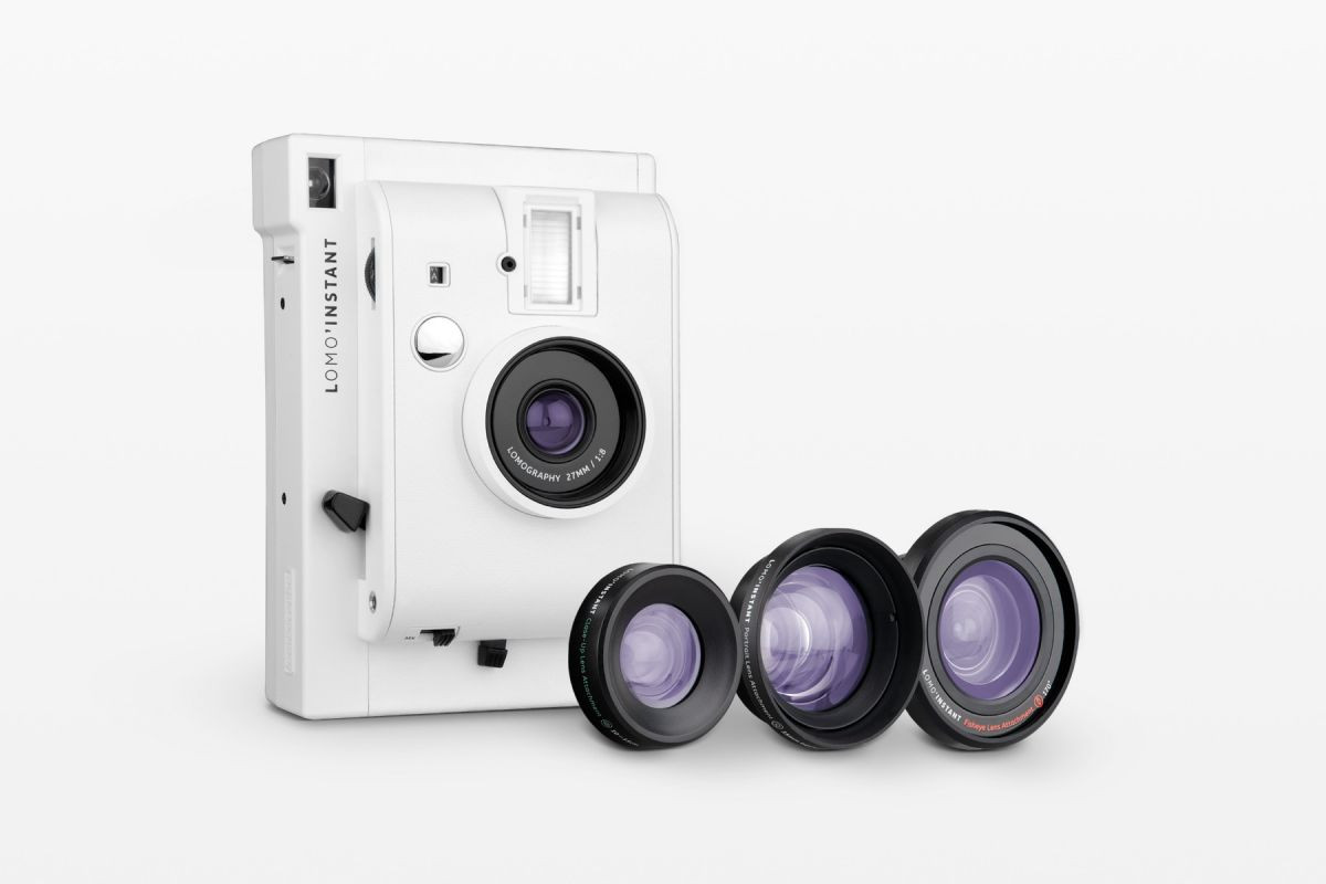 Lomo'Instant Mini Bianca + 3 lenti