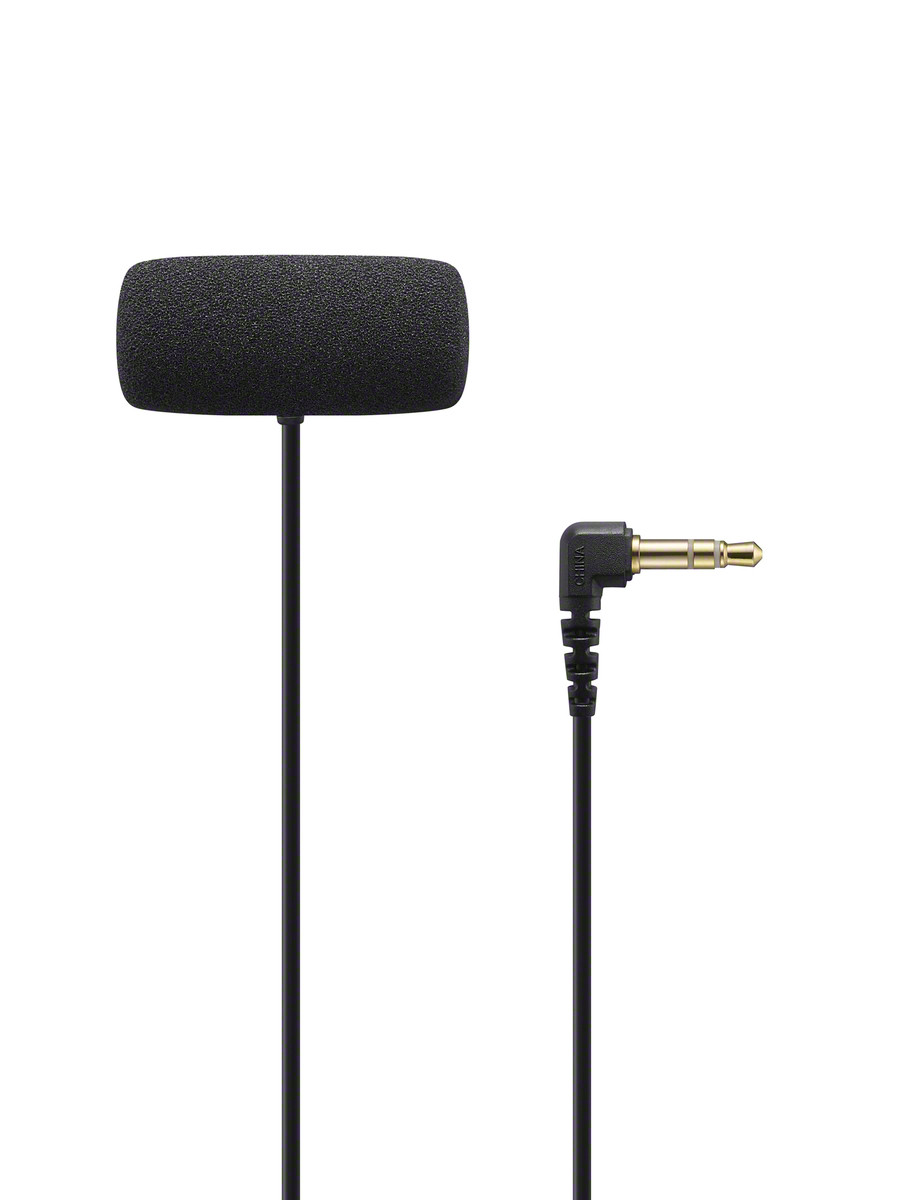 ECM-LV1 microfono lavalier stereo compatto