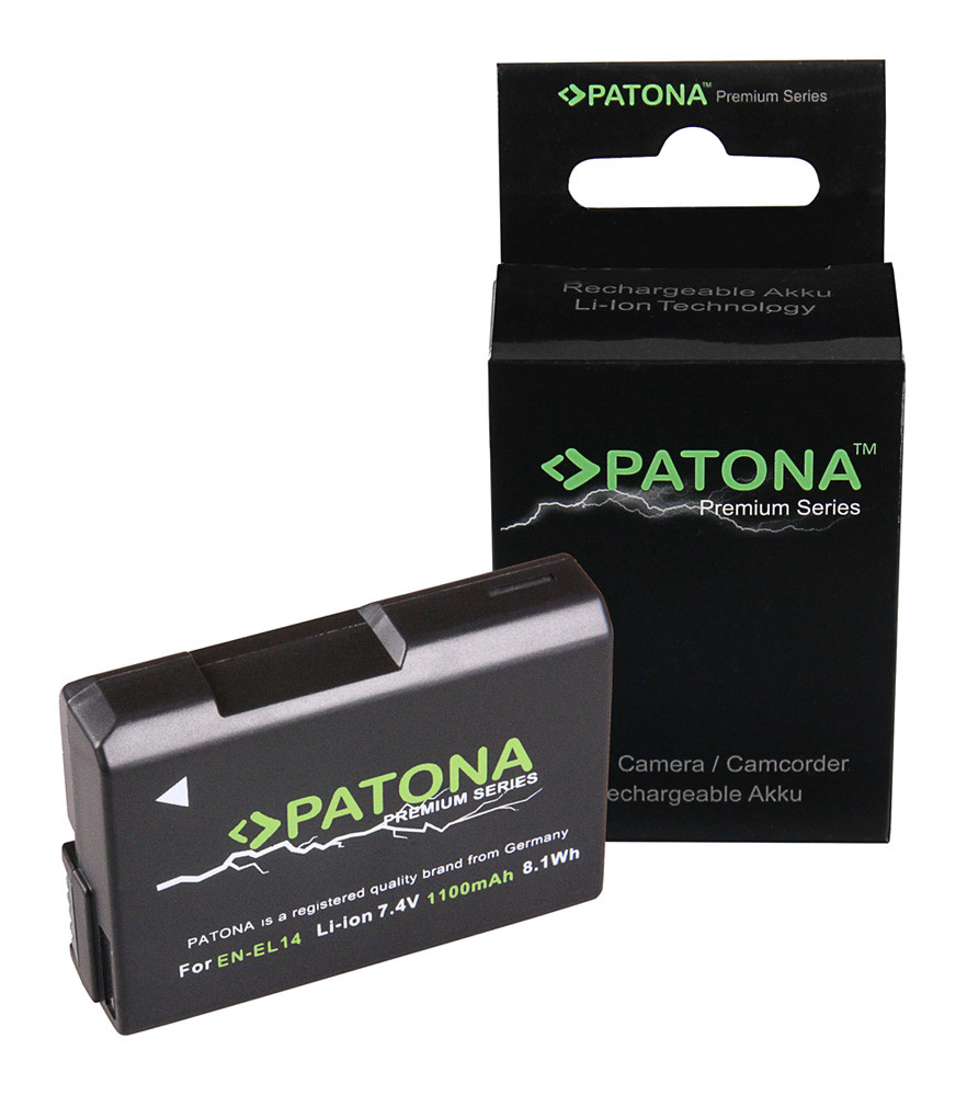Batteria Premium EN-EL14 Nikon P7100 P7000 D5100 D3200 D3100