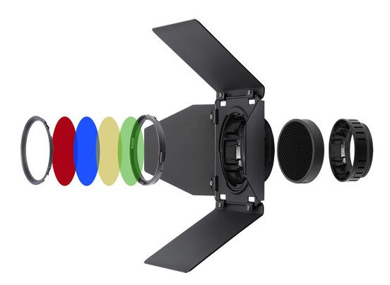 BD-10X Barndoor Kit per Testa Flash AD300Pro e ML-60