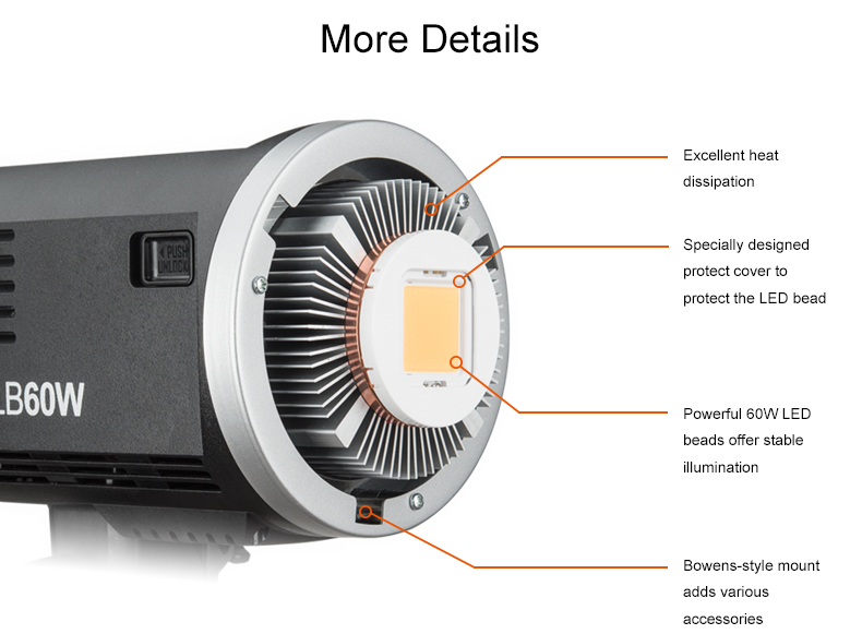 ILLUMINATORE LED - SLB-60W - BATTERIA — immagine 3