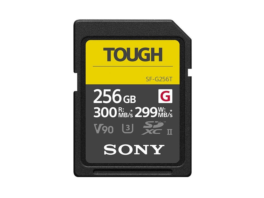 SDXC 256GB G TOUGH UHS II U3 V90 Lettura 300MB/s - Scrittura 299MB/s