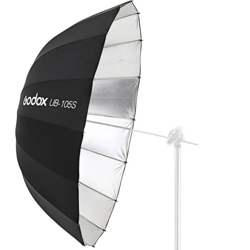 Ombrello parabolico argento deep 105 (UB-105S)