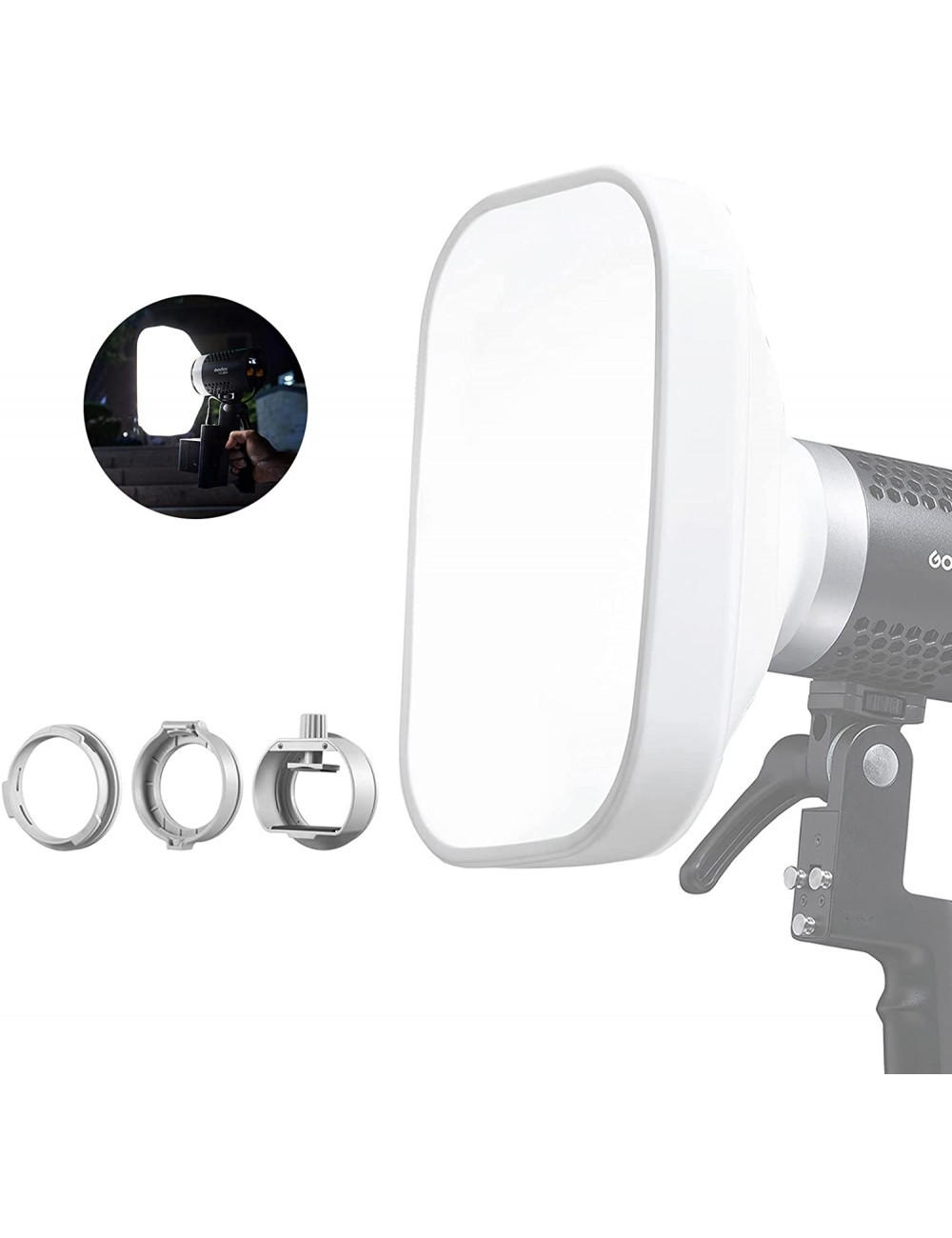 SOFT TENT per LED e Flash Godox V100, V1, TT685, V860, V850, AD, ML