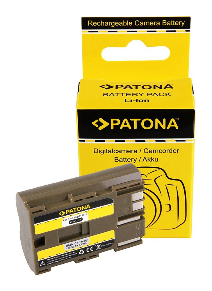 Batteria per Canon BP-511, BP-512 (EOS D30, D60, G1, G2)