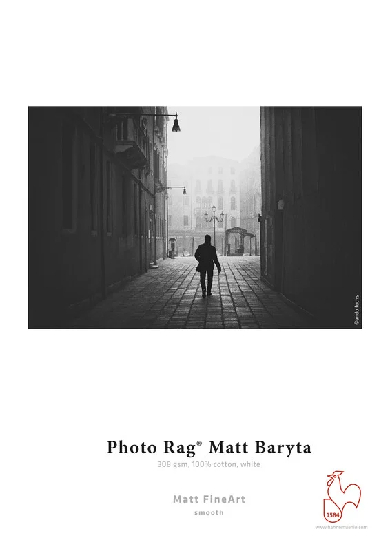 Photo Rag Matt Baryta gr308 A3+ 25 fogli