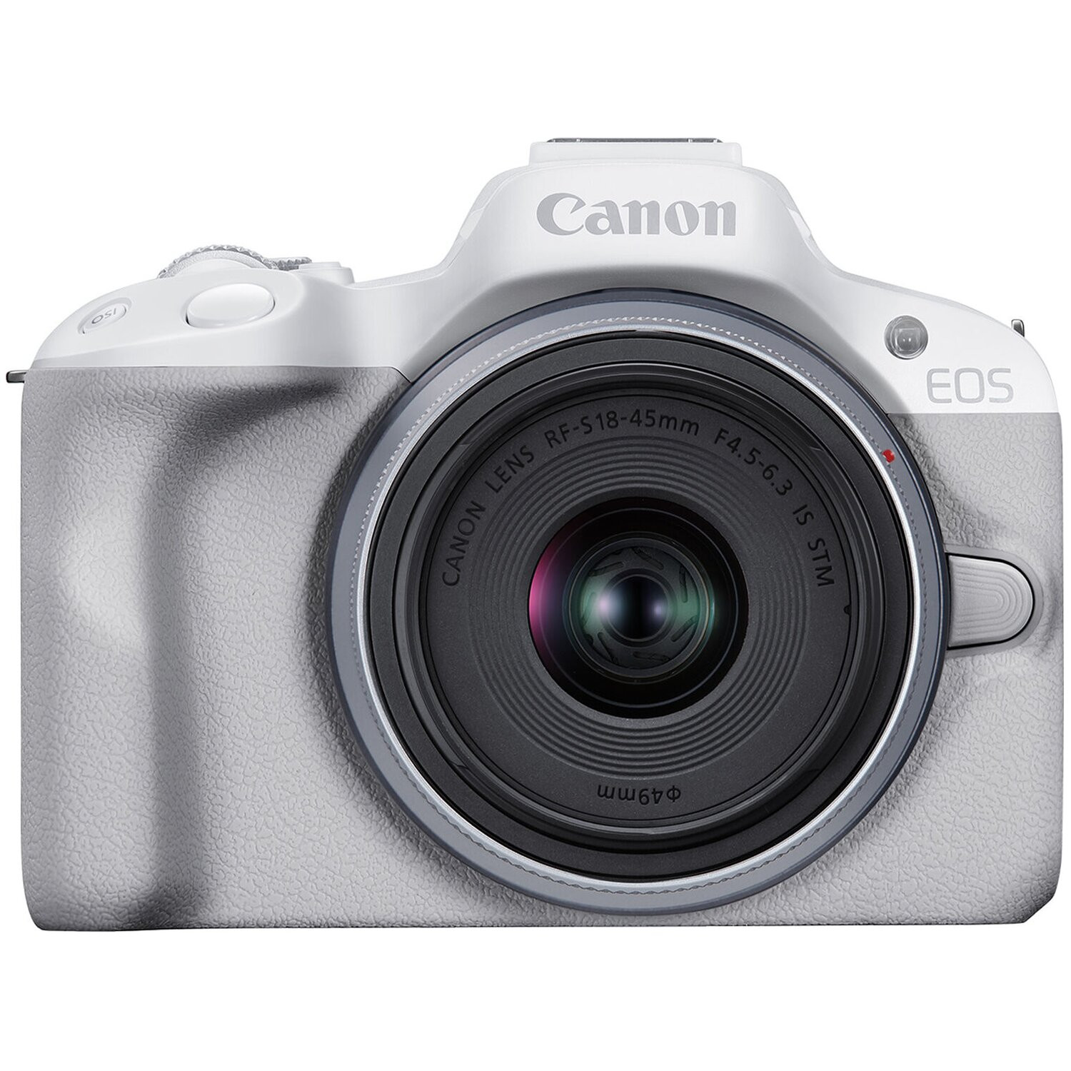 EOS R50 white + RF-S 18-45mm f/4.5-6.3 IS STM