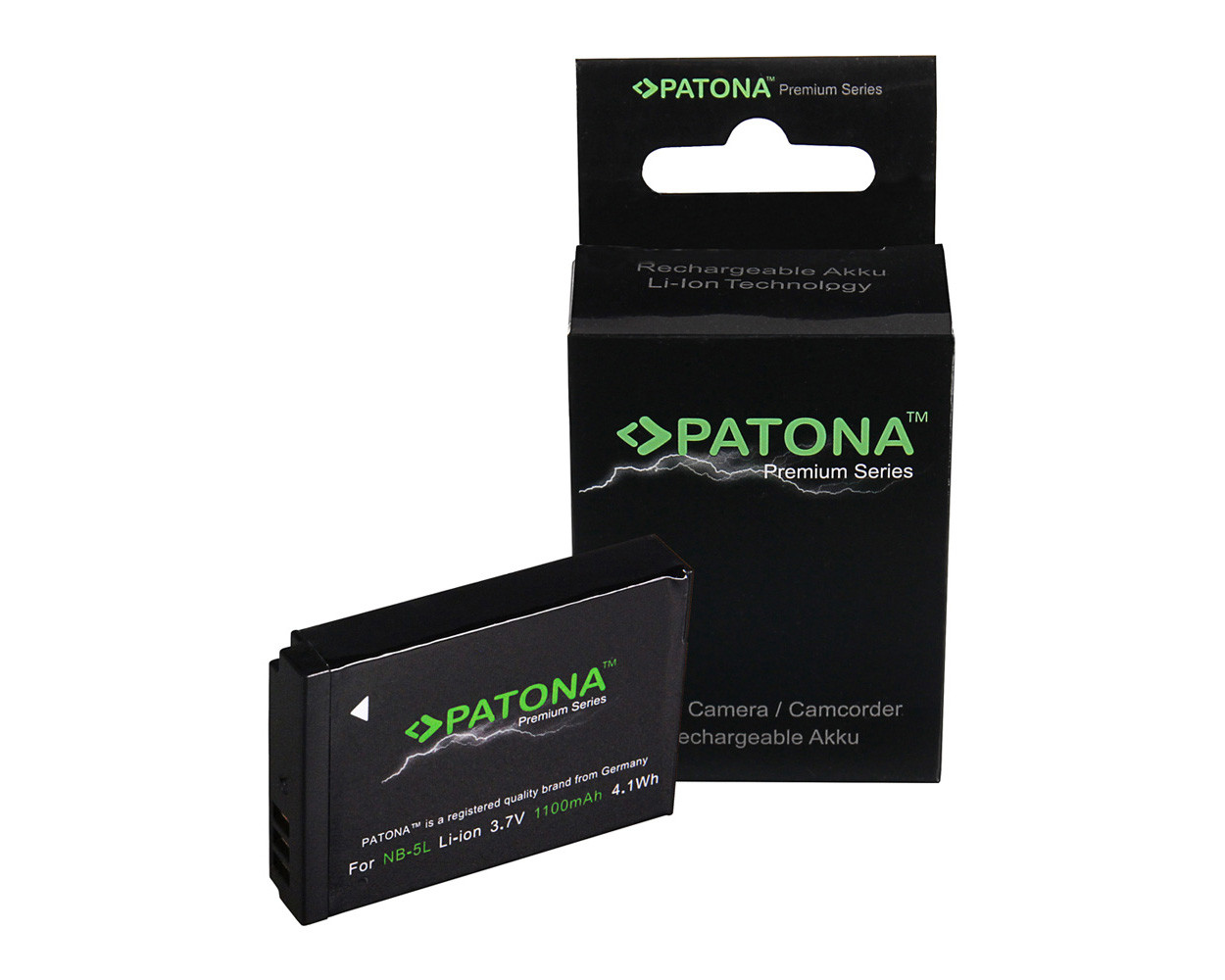 Batteria Premium NB-5L (Canon PowerShot SX200, SX210, SX220 / Ixus 960 IS, 970 IS)