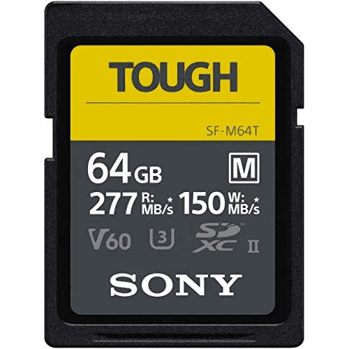 SDXC 64GB M TOUGH UHS-II U3 V60 Lettura 277MB/s Scrittura 150MB/s