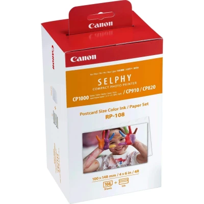 Carta e cartuccia RP-108 per SELPHY 1300/1200/1000/910/820