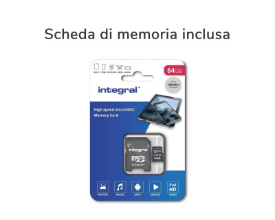 Action cam D6PRO kit con MicroSD 64GB — immagine 2