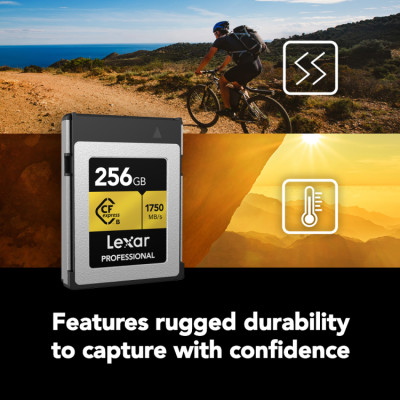 CFexpress Tipo B 256GB Gold Professional Hi-speed (R 1750 MB/s - W 1500 MB/s) — immagine 3