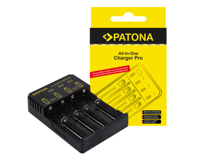 USB charger per batterie AAA, AA, CR123A, 14500, 16340, 18650, 22650, 26650 — immagine 4