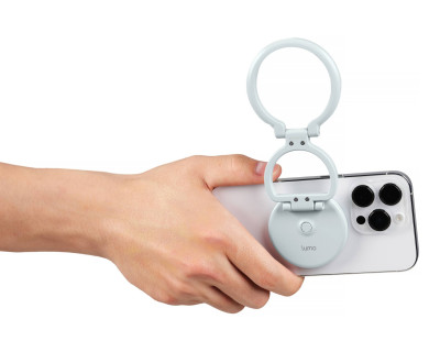 lumo Bi-Color Phone Ring Light con Magsafe - Mint Blue — immagine 5
